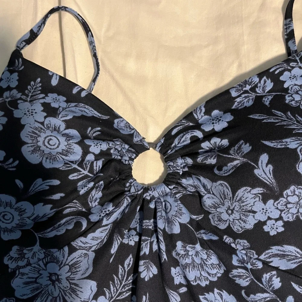 Sundress, SO brand, L, Blue floral - Picture 2 of 4